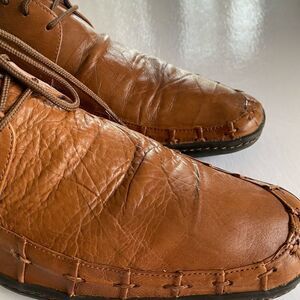 ROBERT WAYNE Men’s Leather Derbys Shirt Size 10.5